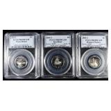 (3) 2004-S 5C JEFFERSON MEDALS PCGS PR69 DCAM