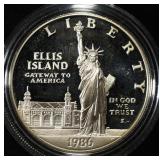 1986-S COMMEM $1 90% SILVER PR
