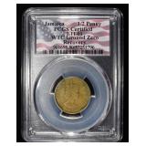 1965 JAMAICA 1/2 PENNY PCGS CERTIFIED