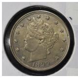 1899 'V' NICKEL CH BU NEAR GEM