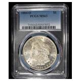 1884-O MORGAN DOLLAR PCGS MS-63