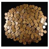 (500) WHEAT CENTS: MIXED DATES