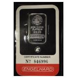 ENGELHARD1 OZ .9995 PLATINUM BAR