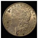 1890-S MORGAN DOLLAR AU/BU