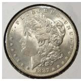 1887 MORGAN DOLLAR GEM BU