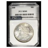 1889 MORGAN DOLLAR PCI SUPERB GEM BU