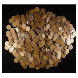 (500) WHEAT CENTS
