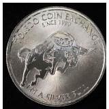 TOLEDO COIN EXCHANGE 1 OZ .999 SILVER ROUND