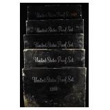 (5) 1980 PROOF SETS