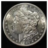 1884-S MORGAN DOLLAR AU/BU