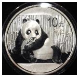 2015 PANDA 1 OZ .999 SILVER ROUND