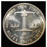 TRADE UNIT 1 OZ .999 SILVER ROUND