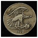 1837 FEUCHTWANGER ONE CENT XF/AU