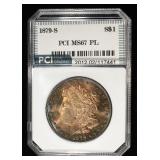1879-S MORGAN DOLLAR PCI SUPERB GEM BU PL