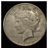 1922-S PEACE DOLLAR