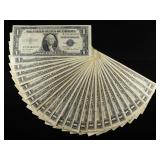 (27) SILVER CERTIFICATES 1935 ALL XF