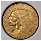 1926 $2.5 INDIAN GOLD BU