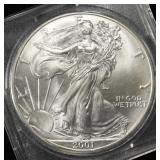 2001 AMERICAN SILVER EAGLE