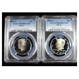 2005-S & 2006-S SILVER KENNEDY 50C PCGS PR69 DCAM