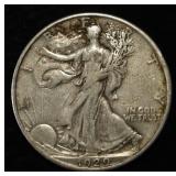 1929-D WALKING LIBERTY HALF XF