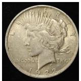 1922 PEACE DOLLAR