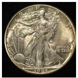 1943 WALKING LIBERTY HALF BU