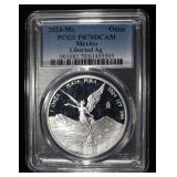 2024 MEXICO 1 OZ .999 SILVER ROUND PCGS PR70DCAM