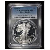 2001-W AMERICAN SILVER EAGLE PCGS PR69 DCAM