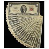 (21) $2 LEGAL TENDER NOTES 1953 &1963