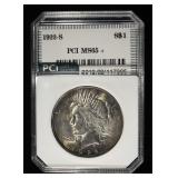 1922-S PEACE DOLLAR PCI GEM BU