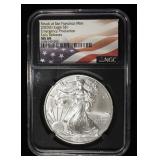 2020 (S) AMERICAN SILVER EAGLE NGC MS69