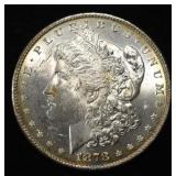 1878 8TF MORGAN DOLLAR CH BU
