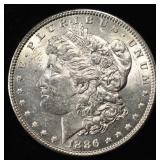 1886 MORGAN DOLLAR CH BU