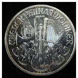 PHILHARMONIKER 1 OZ .999 SILVER ROUND