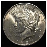 1927-D PEACE DOLLAR BU