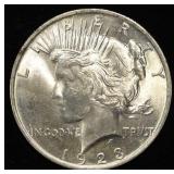 1923 PEACE DOLLAR GEM BU