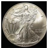 2001 AMERICAN SILVER EAGLE