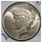 1927 PEACE DOLLAR CH ORIG UNC
