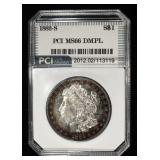 1882-S MORGAN DOLLAR PCI SUPERB GEM BU DMPL