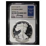 2018-W AMERICAN SILVER EAGLE NGC PF70 ULTRA CAMEO