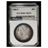 1880-O MORGAN DOLLAR PCI CH BU DMPL