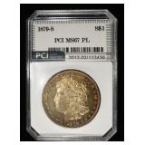 1879-S MORGAN DOLLAR PCI SUPERB GEM BU