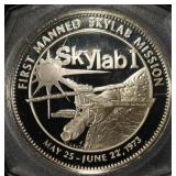 FIRST MANNED SKYLAB MISSION 92.5% SILVER ROUND