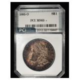 1885-O MORGAN DOLLAR PCI GEM BU