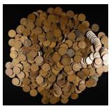 (500) WHEAT CENTS