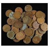 (50) INDIAN HEAD CENTS AG-G