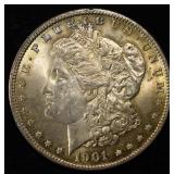 1901-O MORGAN DOLLAR CH BU