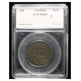 1788 NJ COLONIAL MARIS SEGS VF