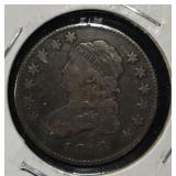 1818 CAPPED BUST QUARTER FINE