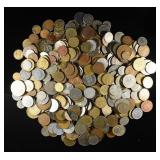 5 LBS FOREIGN COINS